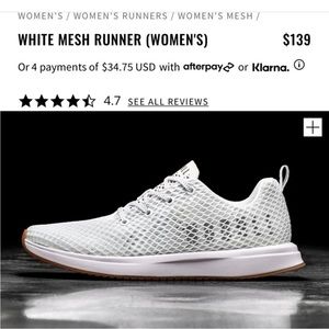 Nobull white shoes with box